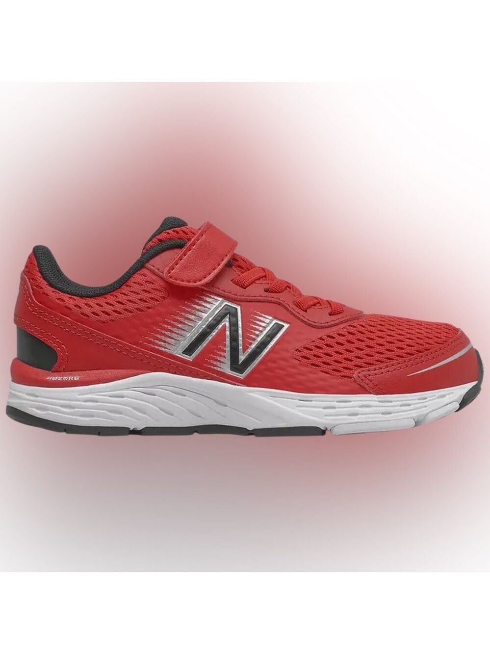 Size 3 Wide Youth New Balance Kids Sneakers in Red and Black